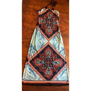 Venus Halter Maxi Dress